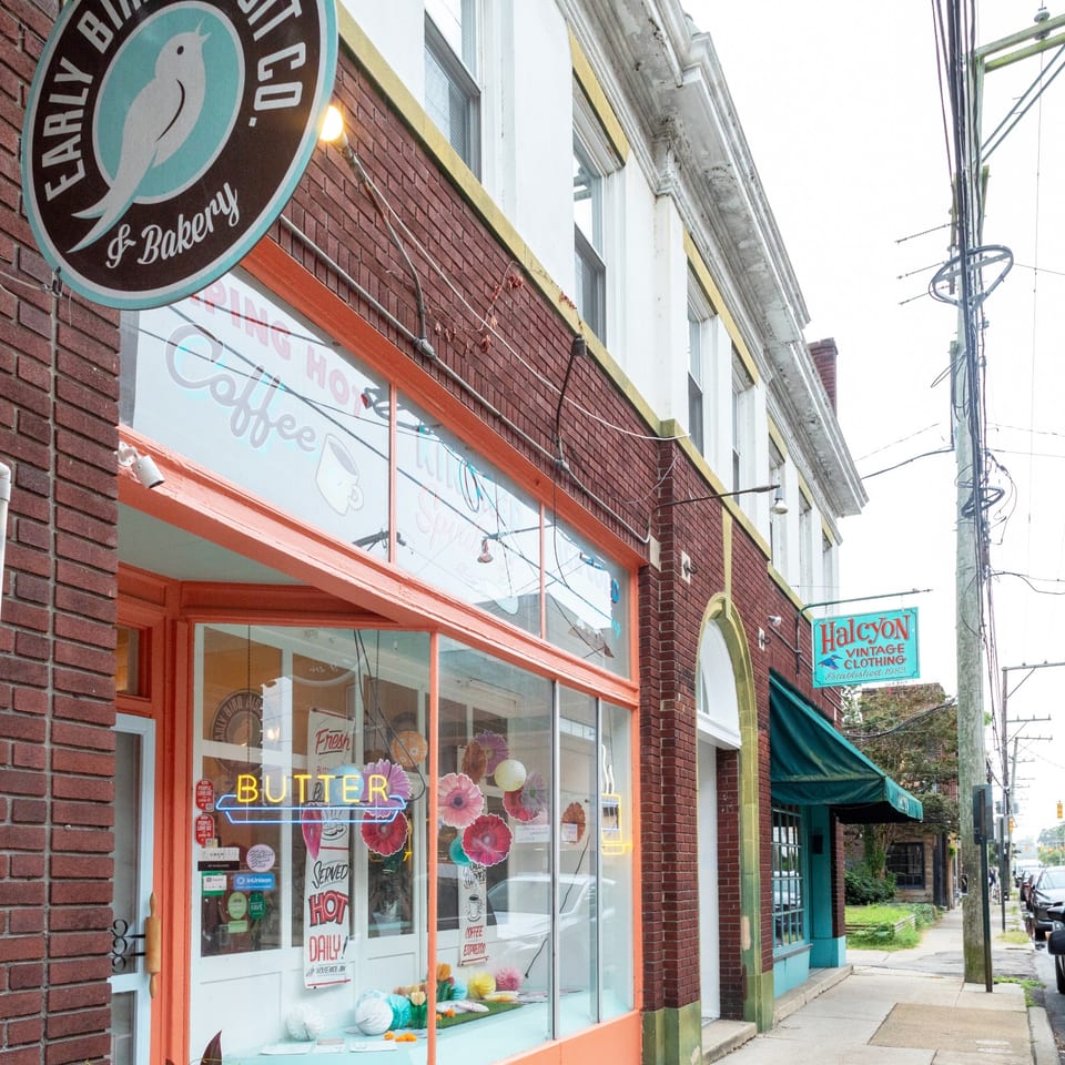 Early Bird storefront in the Fan